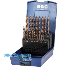 BOHRCRAFT Bohrer-Kassette Turbo Step DIN338 HSS-E Co5 ø 1-10 mm 19-teilig BOHRCRAFT Bohrer-Kassette Turbo Step DIN338 HSS-E Co5 ø 1-10 mm 19-teilig