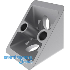 FATH Zinkwinkel I 40 x 40 mm pulverbeschichtet alufarbig inkl. Abdeckkappe Nut 8 FATH Zinkwinkel I 40 x 40 mm pulverbeschichtet alufarbig inkl. Abdeckkappe Nut 8