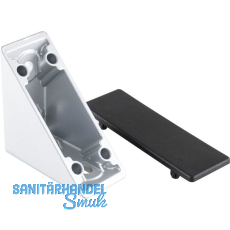 FATH Zinkwinkel I 40 x 80 mm pulverbeschichtet alufarbig inkl. Abdeckkappe Nut 8 FATH Zinkwinkel I 40 x 80 mm pulverbeschichtet alufarbig inkl. Abdeckkappe Nut 8