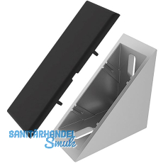 FATH Zinkwinkel 40 x 80 mm pulverbeschichtet alufarbig inkl. Abdeckkappe Nut 8 FATH Zinkwinkel 40 x 80 mm pulverbeschichtet alufarbig inkl. Abdeckkappe Nut 8