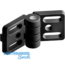 FATH Metall-Scharnier Zinkdruckguss 80 / 40 schwarz Nut 8 FATH Metall-Scharnier Zinkdruckguss 80 / 40 schwarz Nut 8
