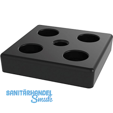 FATH Fussplatte verschraubbar 80 x 80 mm schwarz M12