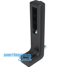 FATH Bodenwinkel 160 mm höhenverstellbar schwarz Nut 8 FATH Bodenwinkel 160 mm höhenverstellbar schwarz Nut 8