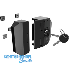 FATH Fallenverschluss Zinkdruckguss schwarz