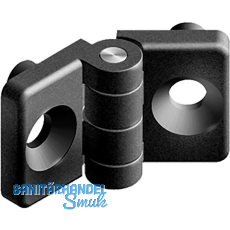 FATH Scharnier Kunststoff 20 Mini, schwarz FATH Scharnier Kunststoff 20 Mini, schwarz