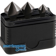 ALPEN Kegelsenker-Bit-Satz HSS 90 Grad � 12,4 / 16,5 / 20,5 mm 3-teilig