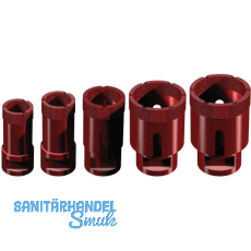 MARCRIST Diamant Fliesen Trockenbohrerset PG750X-M14 f, Winkelschleifer 5-tlg, MARCRIST Diamant Fliesen Trockenbohrerset PG750X-M14 f, Winkelschleifer 5-tlg,