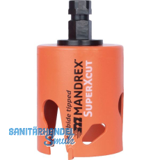 MANDREX Lochsäge SuperXcut Schnitttiefe 60 mm ø 64 mm MANDREX Lochsäge SuperXcut Schnitttiefe 60 mm ø 64 mm