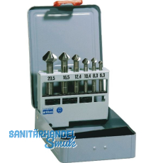 MAYKESTAG Kegelsenker-Satz DIN335C HSS Z=3 90 Grad 6,3-20,5 mm 6-teilig