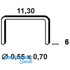 ALSAFIX Klammern Type 53 6 mm aus Stahldraht verzinkt (6000 St�ck)