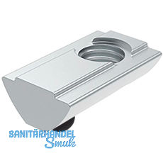 FATH Nutenstein Nut 8 einschwenkbar mit Führungssteg und Federkugel M8 Schwarz FATH Nutenstein Nut 8 einschwenkbar mit Führungssteg und Federkugel M8 Schwarz