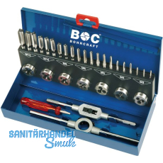 BOHRCRAFT Gewindeschneidsatz GS 25 DIN 352 HSS-G M3-M12 31-tlg. BOHRCRAFT Gewindeschneidsatz GS 25 DIN 352 HSS-G M3-M12 31-tlg.