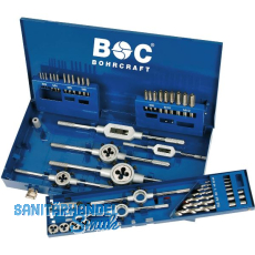 BOHRCRAFT Gewindeschneidsatz GW 12 DIN 352 HSSG M3-M12 44-tlg. BOHRCRAFT Gewindeschneidsatz GW 12 DIN 352 HSSG M3-M12 44-tlg.