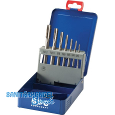 BOHRCRAFT Maschinengewindebohrer-Satz M3-M12 HSS-E Co5 gerade genutet 7-tlg. BOHRCRAFT Maschinengewindebohrer-Satz M3-M12 HSS-E Co5 gerade genutet 7-tlg.