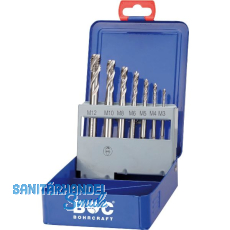 BOHRCRAFT Maschinengewindebohrer-Satz M3-M12 HSS-E Co5 35º rechtsspiral 7-tlg. BOHRCRAFT Maschinengewindebohrer-Satz M3-M12 HSS-E Co5 35º rechtsspiral 7-tlg.