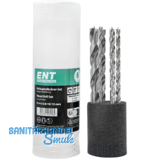 ENT Holzspiralbohrer-Kassette HSS-G Bohrer � 4-12 mm 6-teilig