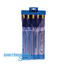 BLU-DAN Chrominox-Werkstatt-Feilensatz 5-teilig Hieb 1/250 mm