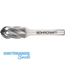 BOHRCRAFT HM-Frässtift Form C Walzenrund Kopf ø 6 mm Länge 16 mm Zahnung Z-ALU BOHRCRAFT HM-Frässtift Form C Walzenrund Kopf ø 6 mm Länge 16 mm Zahnung Z-ALU