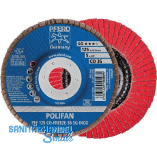 Schleiflamellenteller PFF � 125 mm Korn 80