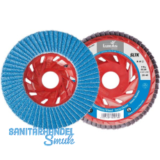 LUKAS Schleiflamellenteller SLTK KS m.K�hlung Zirkonkorund � 125mm Korn ZK40