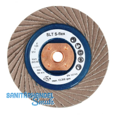 LUKAS Schleiflamellenteller SLTsflex Zirkonkorund � 125 mm Korn 40