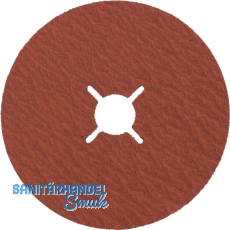 TYROLIT Fiberscheibe Cerabond X � 115 x 22 mm Korn 80 f�r Metallschliff