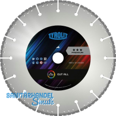 TYROLIT Diamant-Trennscheibe DC-ALL *** 230 x 3,0 x 22,23 mm Universal TYROLIT Diamant-Trennscheibe DC-ALL *** 230 x 3,0 x 22,23 mm Universal