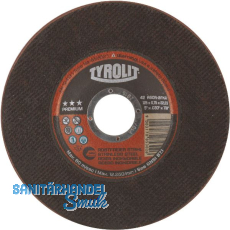 TYROLIT Trennscheibe gekr�pft Premium*** 115x0.75mm Inox Neue Generation Form42
