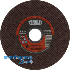 TYROLIT Trennscheibe gerade Premium*** 125 x 1.0 mm Inox Neue Generation Form 41 TYROLIT Trennscheibe gerade Premium*** 125 x 1.0 mm Inox Neue Generation Form 41