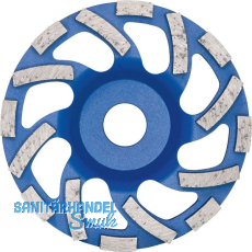 DIEWE Diamant Trockenschleifteller New Fan Cup Blau 125 x 22 x 22.23 mm DIEWE Diamant Trockenschleifteller New Fan Cup Blau 125 x 22 x 22.23 mm