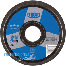 TYROLIT Schleiftopf kegelig Premium***Form 11ZB Edelkorund 110/90x55/M14 Korn 36