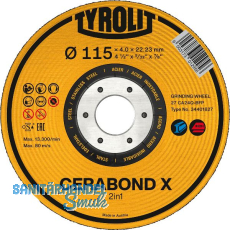 TYROLIT Schruppscheibe Cerabond X Premium*** 230 x 7 mm 2in1 Form 27 TYROLIT Schruppscheibe Cerabond X Premium*** 230 x 7 mm 2in1 Form 27