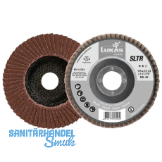 LUKAS Schleiflamellenteller SLTR Normalkorund � 125 mm Korn 80