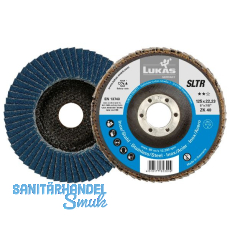 LUKAS Schleiflamellenteller SLTR Zirkonkorund � 115 mm Korn 80
