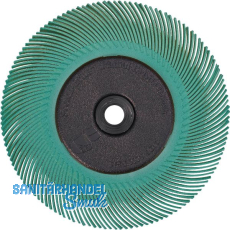 3M Radiale Bürste BB-ZB Typ C ø 150 mm Aufnahme 12 mm Farbe grün Korn 1Mic 3M Radiale Bürste BB-ZB Typ C ø 150 mm Aufnahme 12 mm Farbe grün Korn 1Mic