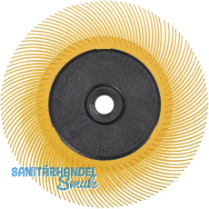 3M Radiale Bürste BB-ZB Typ C ø 150 mm Aufnahme 12 mm Farbe gelb Korn 80 3M Radiale Bürste BB-ZB Typ C ø 150 mm Aufnahme 12 mm Farbe gelb Korn 80