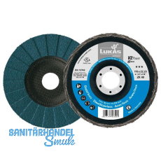 LUKAS Schleiflamellenteller V2 Power Zirkonkorund ø 125 mm Korn 60 LUKAS Schleiflamellenteller V2 Power Zirkonkorund ø 125 mm Korn 60