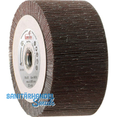 LUKAS Lamellenwalze LWL Normalkorund 100 x 50 mm Korn NK80 M14 LUKAS Lamellenwalze LWL Normalkorund 100 x 50 mm Korn NK80 M14