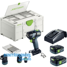 FESTOOL Akku-Bohrschrauber TXS 12 2,5-Set 12 Volt / 2,5 Ah (IEC) Li-Ion FESTOOL Akku-Bohrschrauber TXS 12 2,5-Set 12 Volt / 2,5 Ah (IEC) Li-Ion