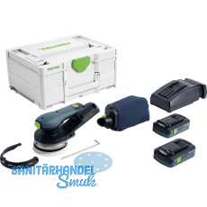 FESTOOL Akku-Exzenterschleifer ETSC 2 125 Plus 18 Volt / 4,0 Ah (IEC) Li-Ion FESTOOL Akku-Exzenterschleifer ETSC 2 125 Plus 18 Volt / 4,0 Ah (IEC) Li-Ion