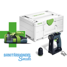 FESTOOL Akku-Bohrschrauber CXS 18 3,0-Plus 18 Volt / 3,0 Ah Li-Ion - Akku Aktion
