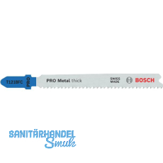 BOSCH Stichsägeblatt PRO T121BFC Metall - 5 Stück BOSCH Stichsägeblatt PRO T121BFC Metall - 5 Stück