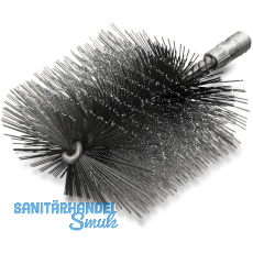 LESSMANN Heizkesselb�rste 40 X 80 mm Aufnahme W 1/2" Stahldraht