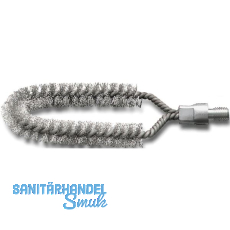 LESSMANN Heizkesselreinigungsb�rste 30 mm gebogen Aufnahme W 1/2"