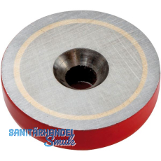 Flach-Topf-Magnet 38.0 mm 8.0 kg Haltekraft