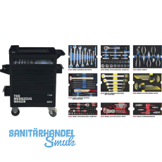 WGB Werkzeugwagen 142 470 x 670 x 970 140-teilig 7 Schubladen