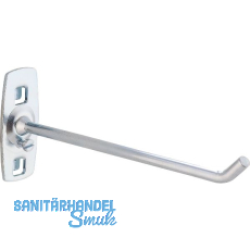 Werkzeughalter einfach 150 mm schräges Hakenende Werkzeughalter einfach 150 mm schräges Hakenende