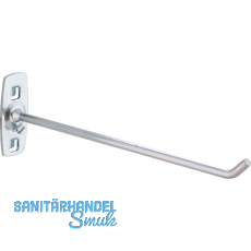 Werkzeughalter einfach 200 mm schräges Hakenende Werkzeughalter einfach 200 mm schräges Hakenende