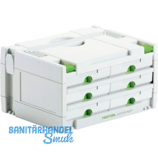 FESTOOL Schubladen Systainer SYS 3 SORT/6 Schubladen 395 x 295 x 210 mm FESTOOL Schubladen Systainer SYS 3 SORT/6 Schubladen 395 x 295 x 210 mm