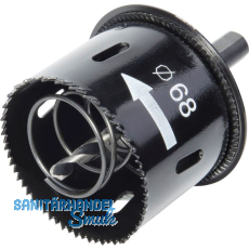 Lochsäge Profi mit Auswerfer für Holz ø 68 mm Lochsäge Profi mit Auswerfer für Holz ø 68 mm